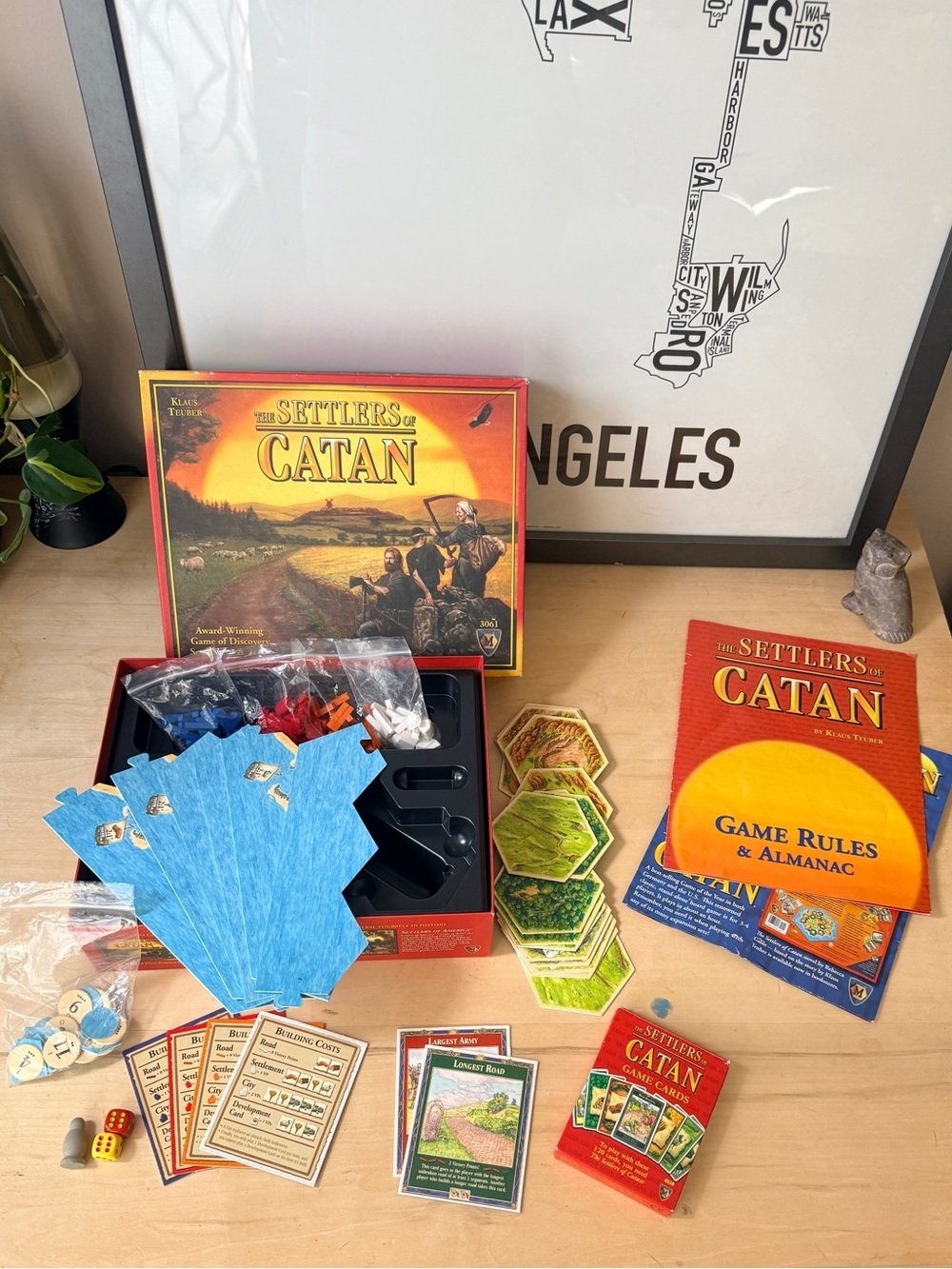 Settlers of Catan  Klaus Teuber | Open Box #3061 4th Edition